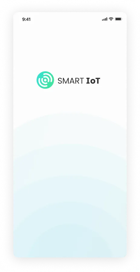 Smart IoT mobile app interface screenshot 01