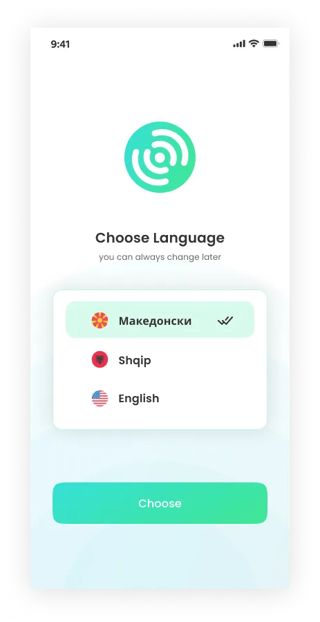 Smart IoT mobile app interface screenshot 03