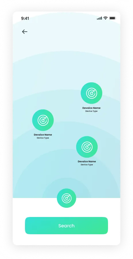 Smart IoT mobile app interface screenshot 06