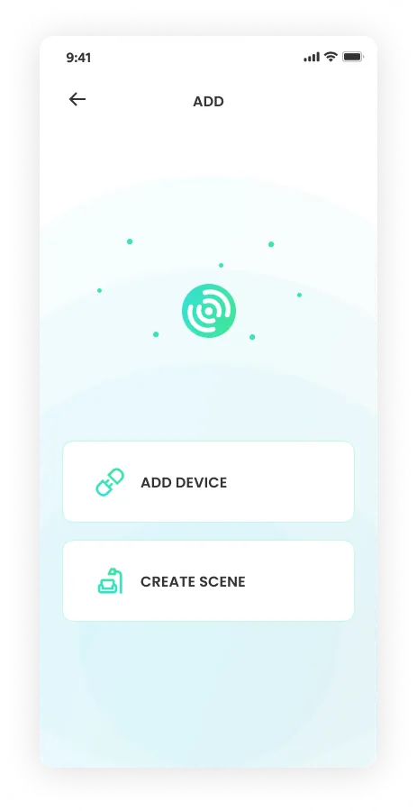 Smart IoT mobile app interface screenshot 09