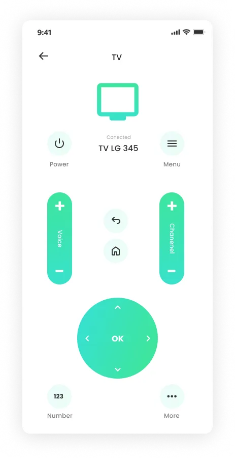 Smart IoT mobile app interface screenshot 13