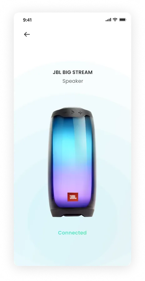 Smart IoT mobile app interface screenshot 15