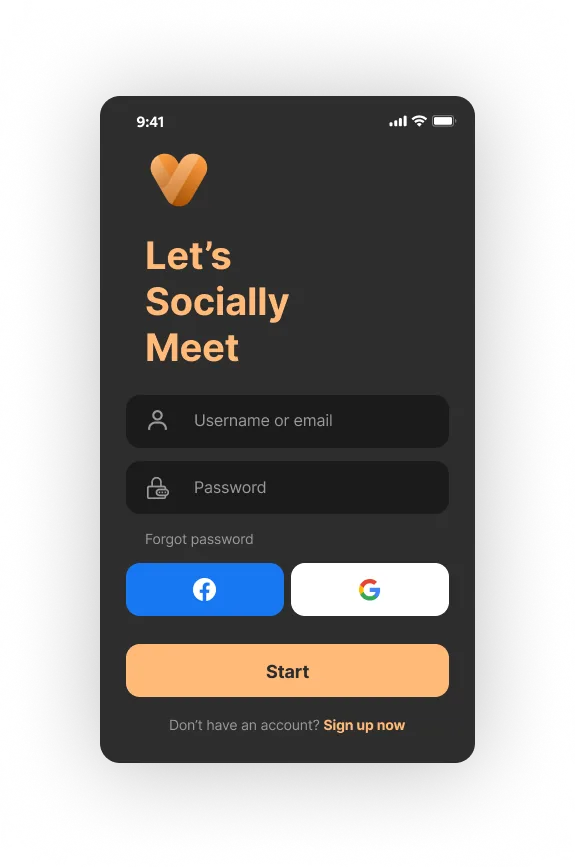 Social Meet platform interface screenshot 07